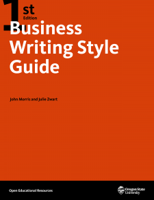 Business Writing Style Guide book cover