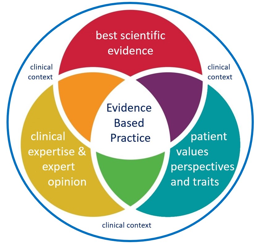 demonstrated critical thinking around evidence based practice