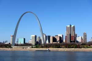 St Louis Skyline with Arch