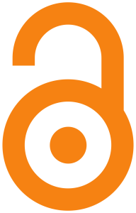Open access logo: an open lock icon, orange.