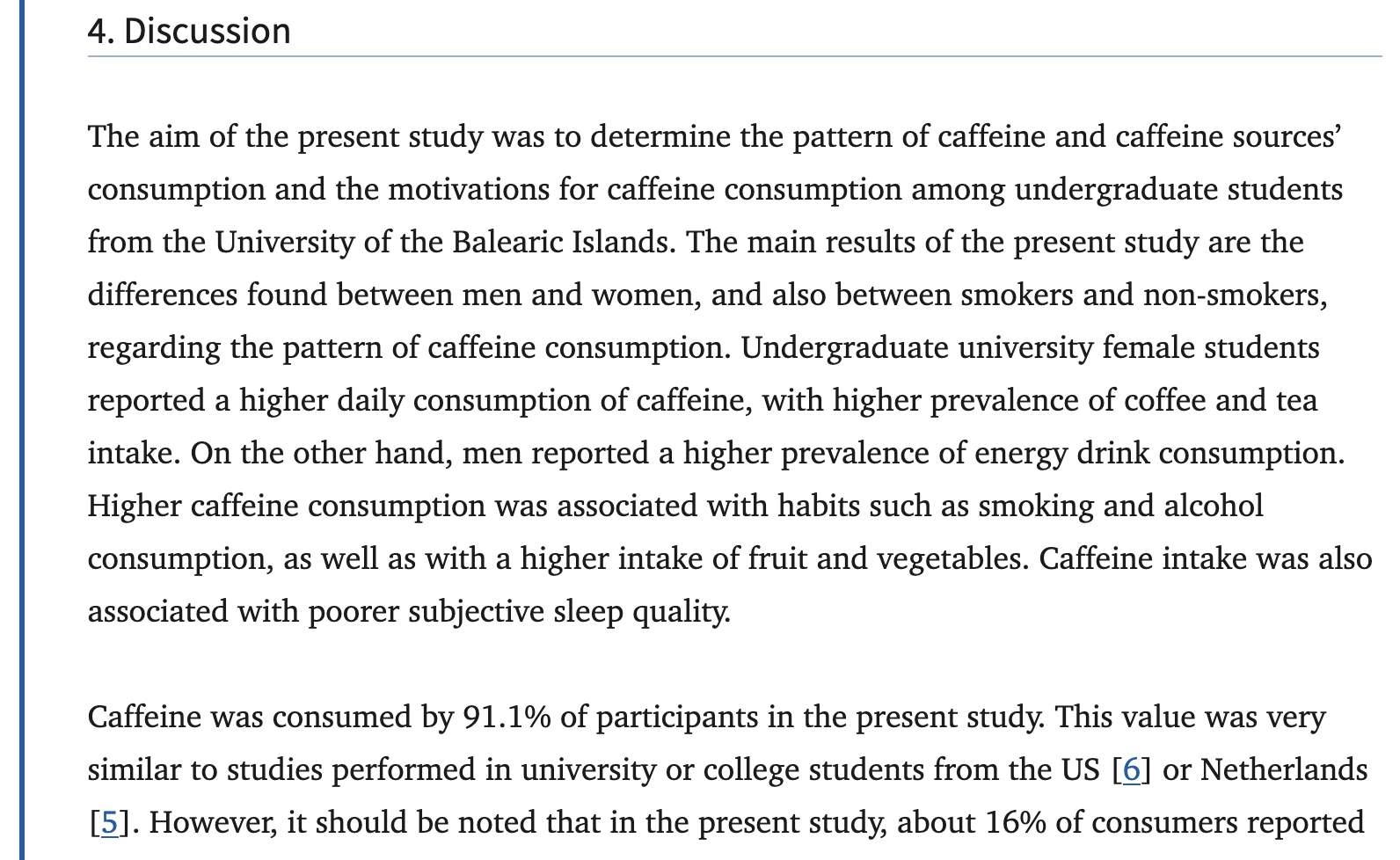 Screenshot of the Discussion section of Reira-Sampol et al. (2022)